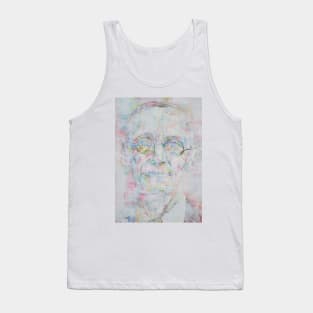 HERMANN HESSE - watercolor and acrylic portrait Tank Top